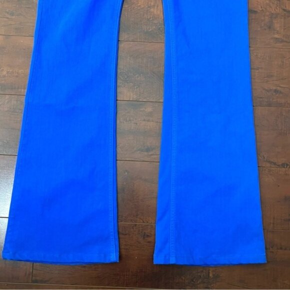 RAG & BONE Designer Denim Elephant Bell Jeans Cobalt Mid Rise Flare Size 29 - Picture 5 of 12